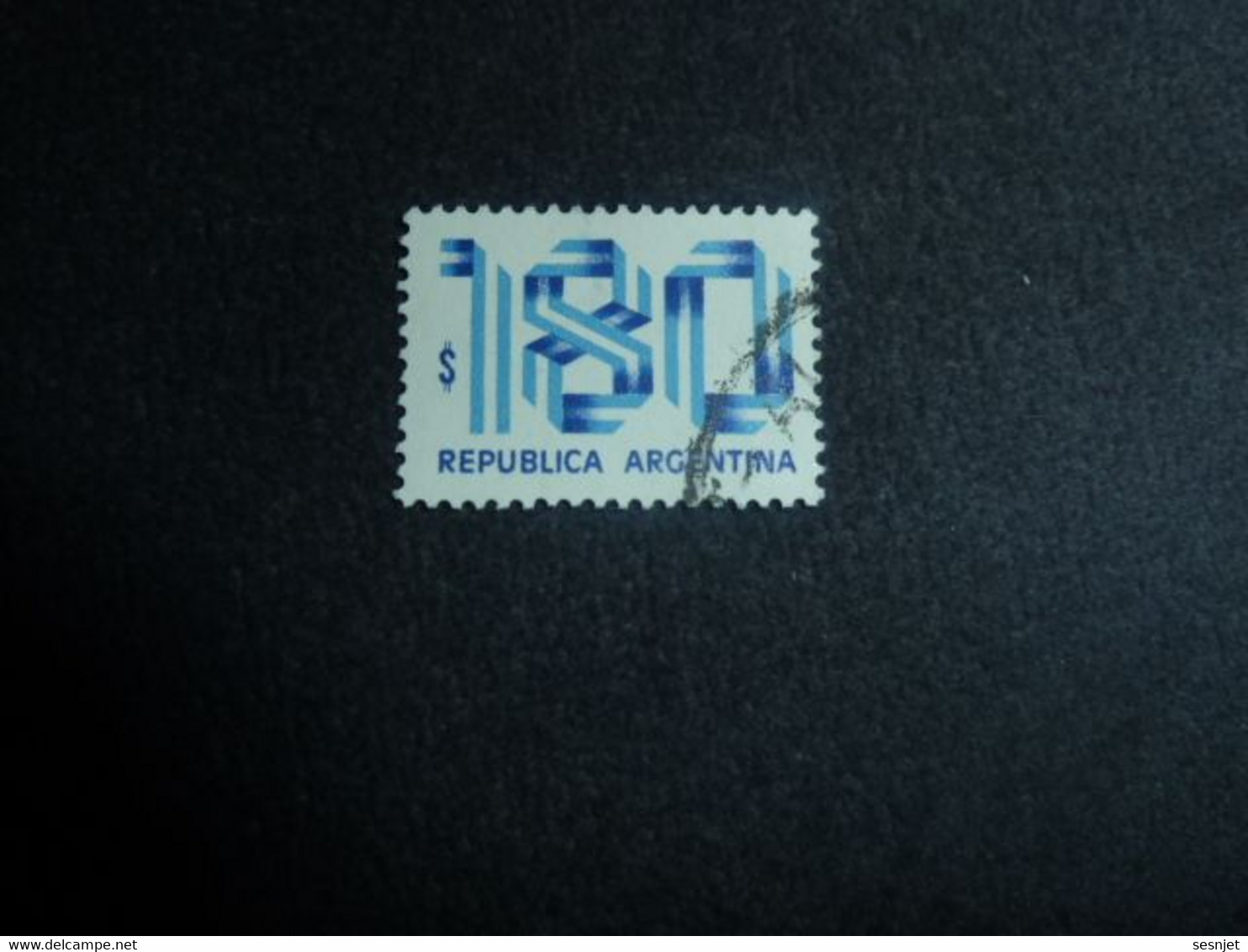 Republica Argentina - Val 1.80 $ - Yt 1148 - Bleu Et Bleu Foncé - Oblitéré - Année 1978 - - Used Stamps
