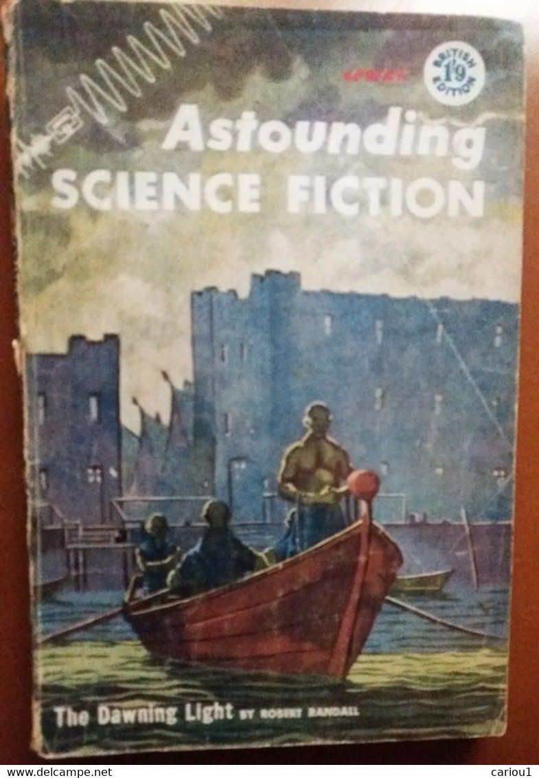 C1 ASTOUNDING Science Fiction UK BRE 07 1957 SF Pulp VAN DONGEN Poul Anderson Port Inclus France - Sciencefiction