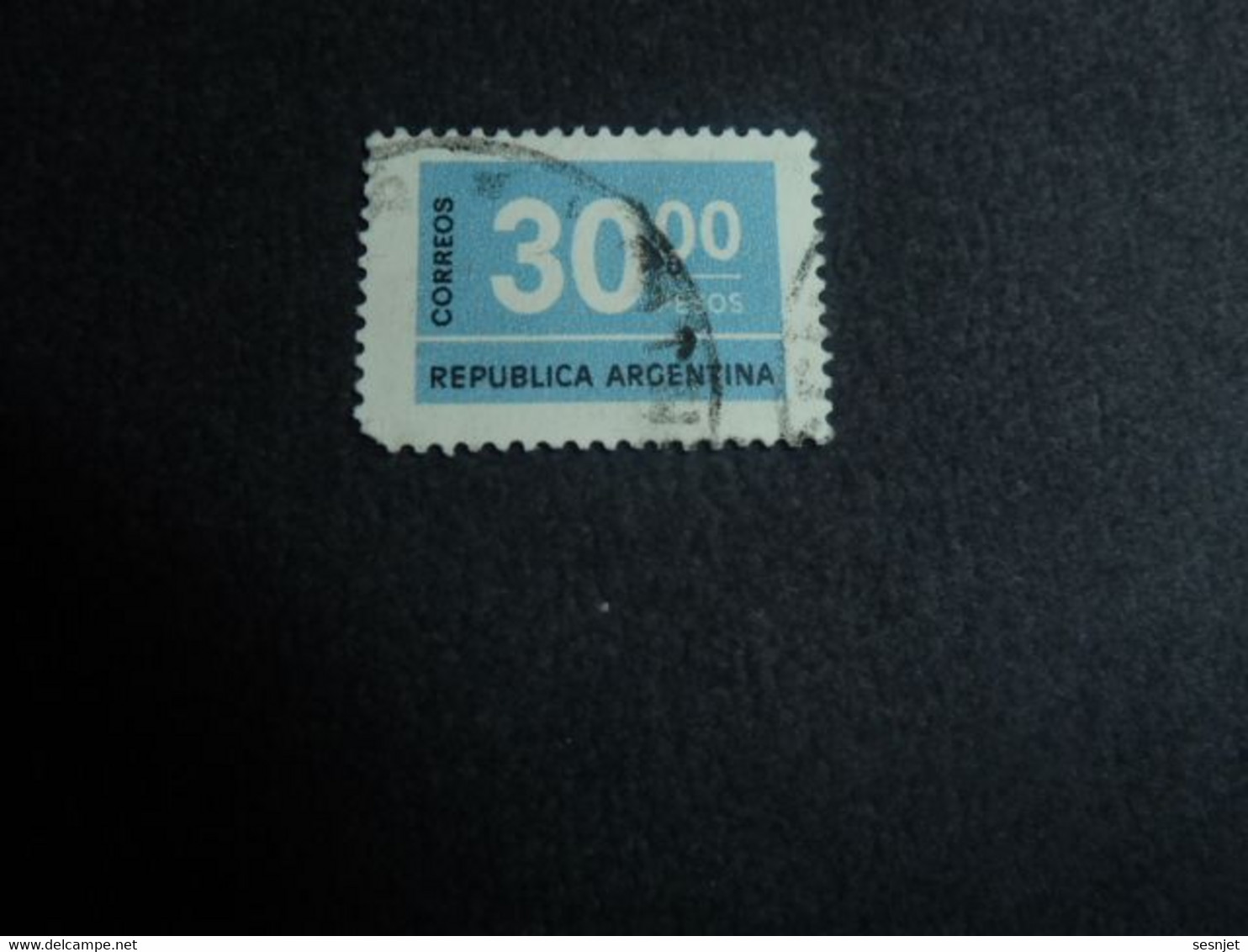 Republica Argentina - Val 30.00 Pesos - Yt 1072 - Lavande Et Noir - Oblitéré - Année 1977 - - Usados