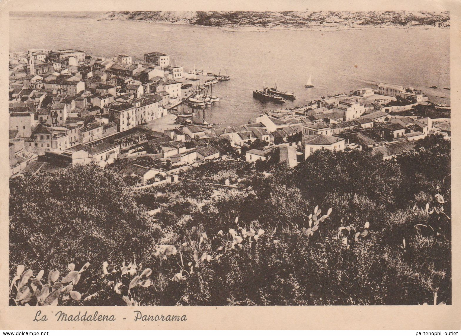 Cartolina - Postcard / Viaggiata - Sent  / La Maddalena - Veduta ( Gran Formato ) - Oristano