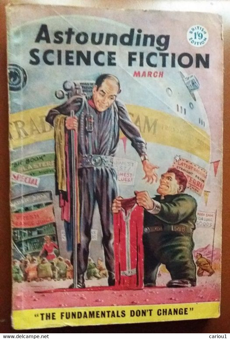 C1 ASTOUNDING Science Fiction UK BRE 03 1959 SF Pulp EMSH Beam Piper ANDERSON Port Inclus France - Sciencefiction