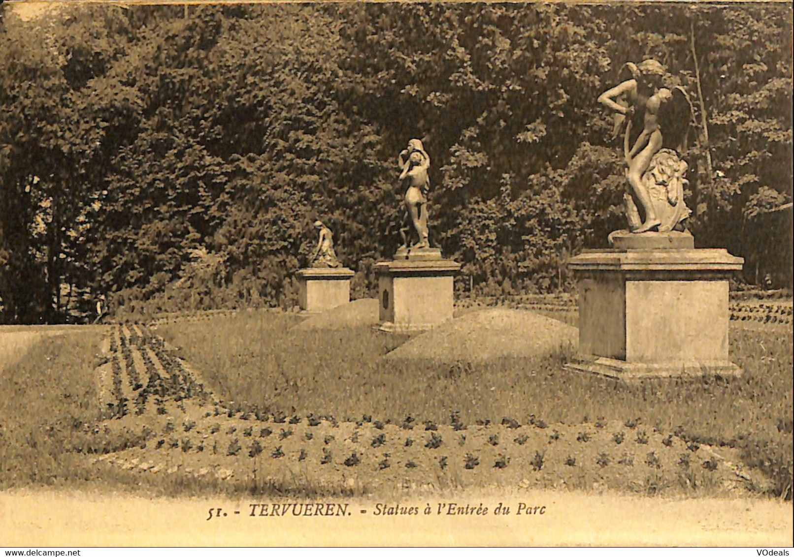 Belgique - Brabant Flamand - Tervueren - Tervuren - Statues à L'Entrée Du Parc - Tervuren