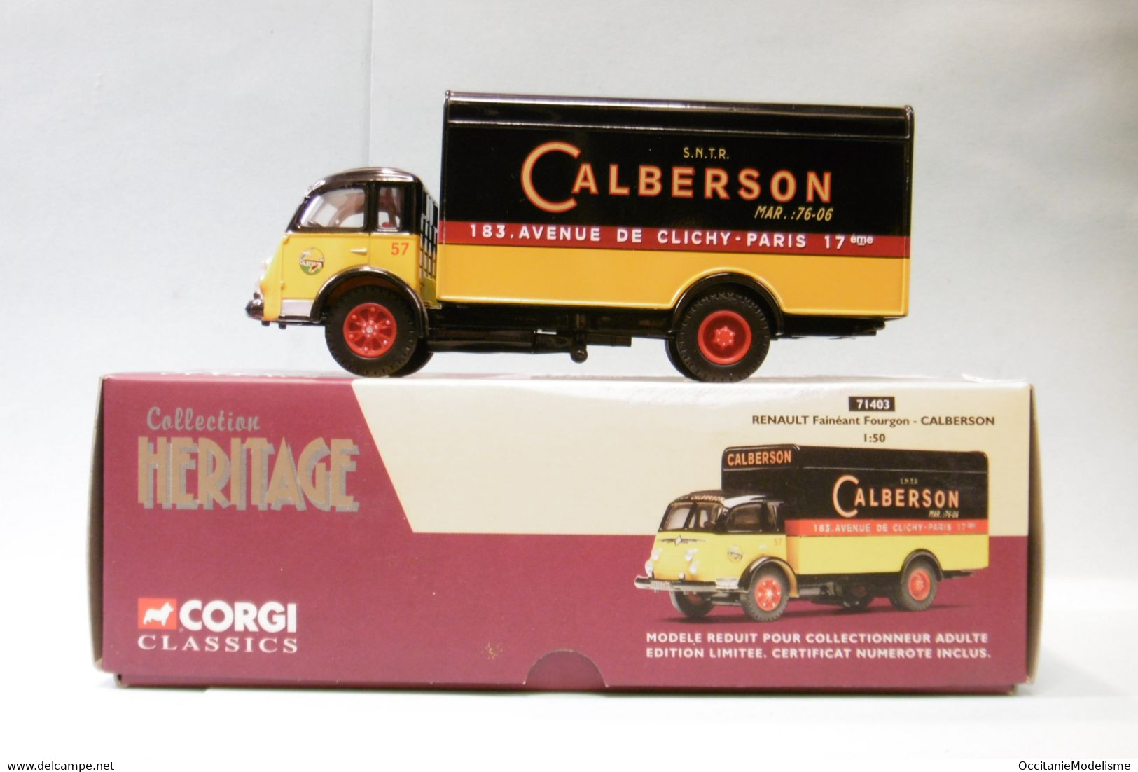 Corgi Heritage - RENAULT FAINEANT CALBERSON Réf. 71403 BO 1/50 - Corgi Toys
