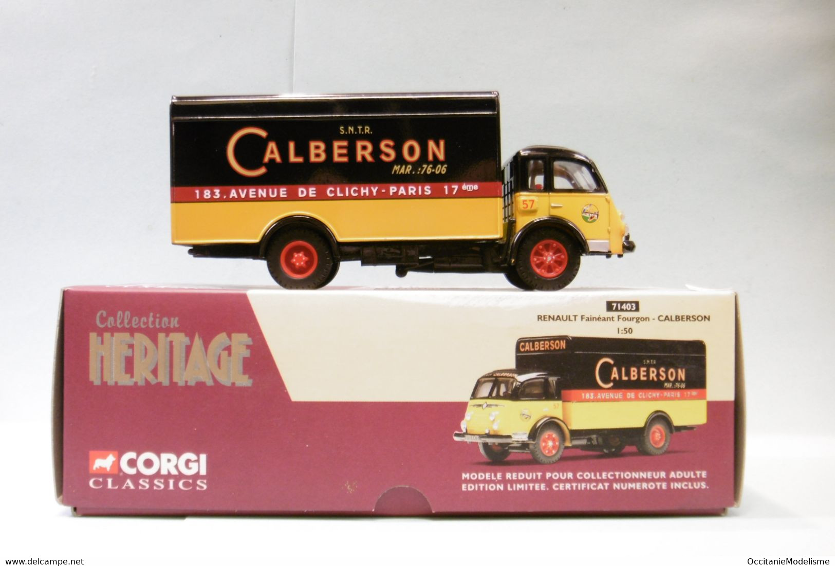 Corgi Heritage - RENAULT FAINEANT CALBERSON Réf. 71403 BO 1/50 - Corgi Toys