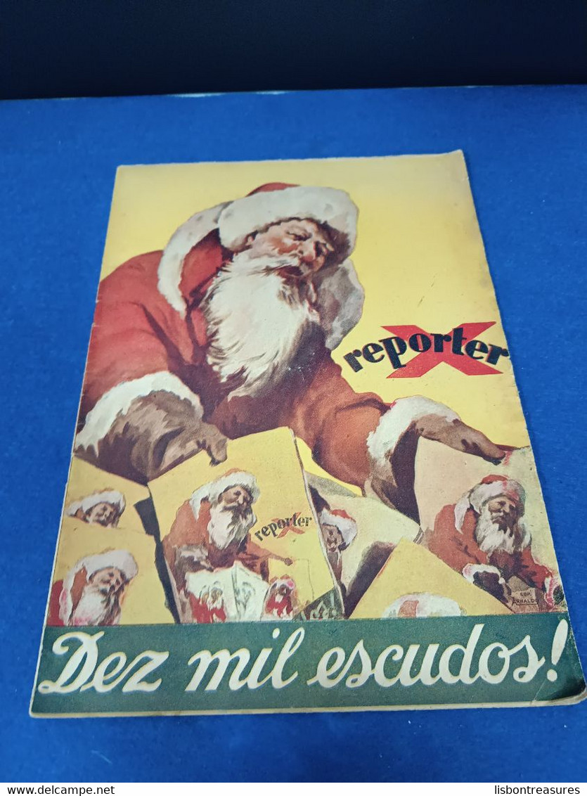 RARE PORTUGAL MAGAZINE REVISTA REPORTER X ESPECIAL DE NATAL ANOS 20 - Altri & Non Classificati