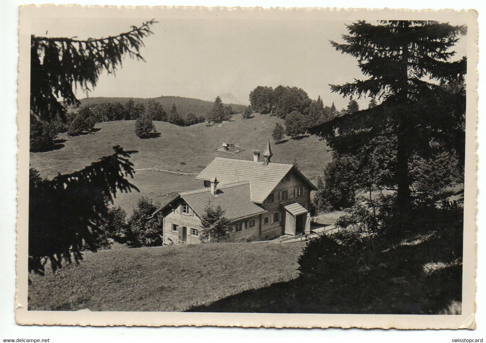 OBERBERG B. Schwyz St. Karlhaus Gel. 1940 V. Illgau - Illgau