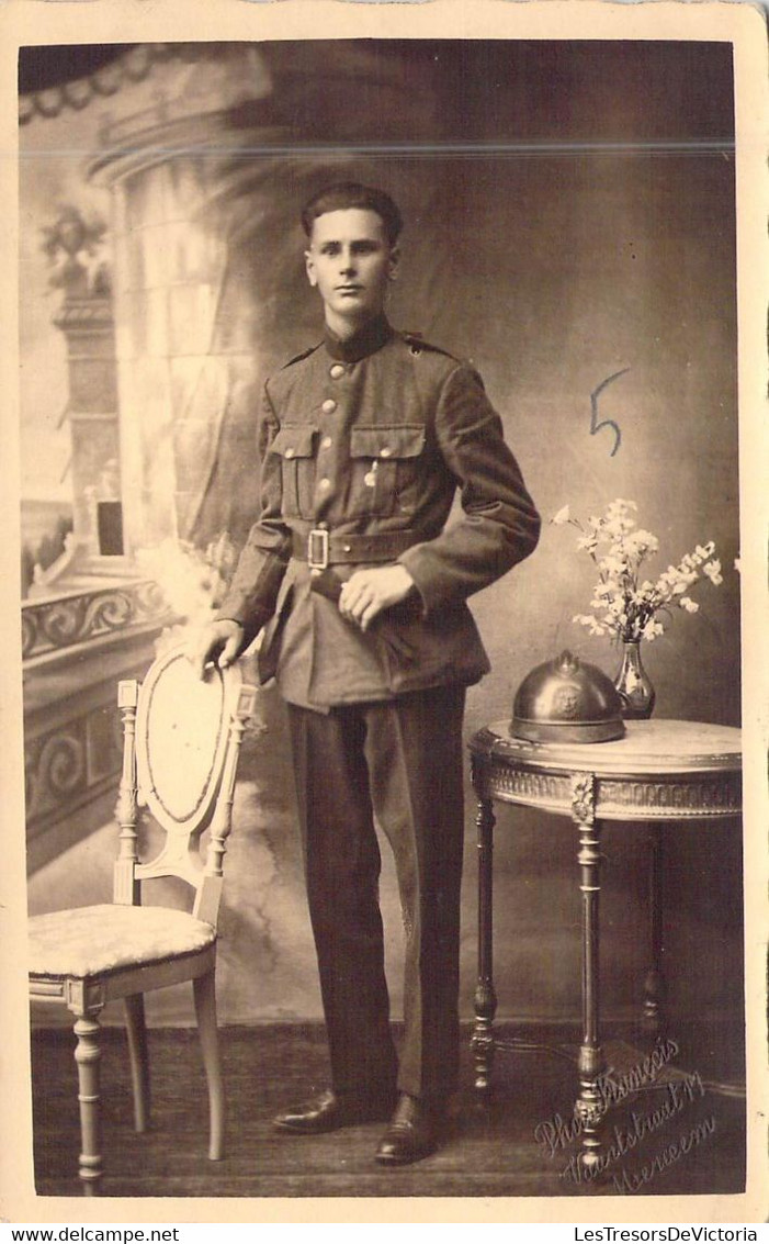 Photographie - Militaria - Uniforme - Militaire - Portrait  - Carte Postale Ancienne - Photographs