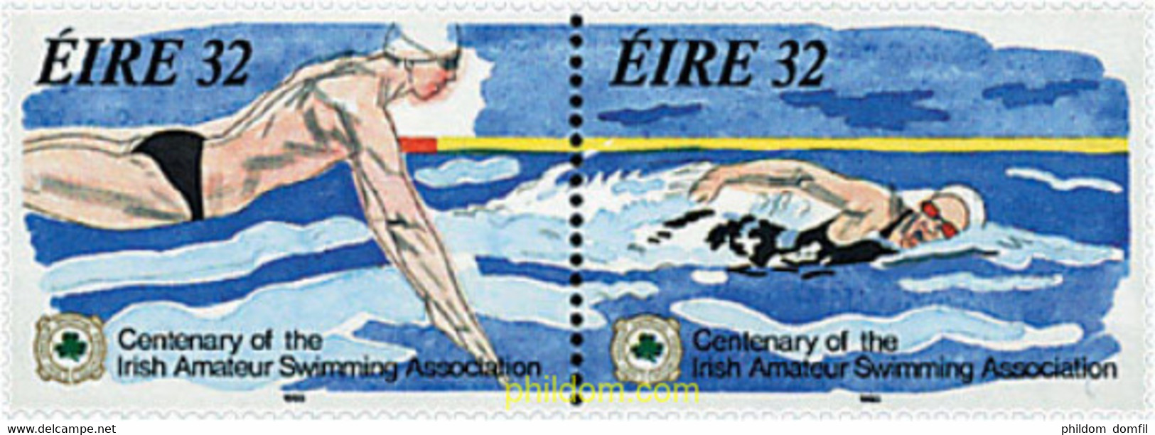 146895 MNH IRLANDA 1993 100 ANIVERSARIO DE LA NATACION AMATEUR - Lots & Serien