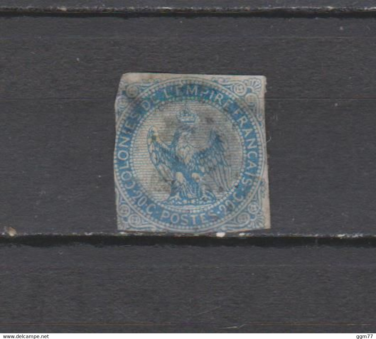 FRANCE COLONIES N° 4 TIMBRE OBLITERE DE 1859  Cote : 17 € - Águila Imperial