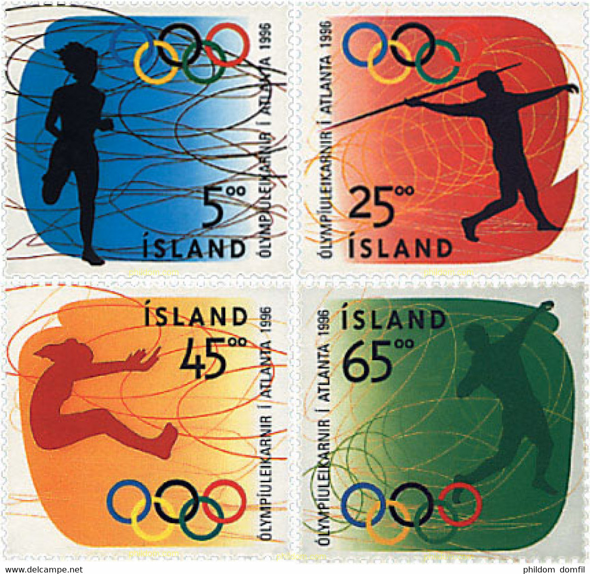 66929 MNH ISLANDIA 1996 26 JUEGOS OLIMPICOS VERANO ATLANTA 1996 - Collections, Lots & Series