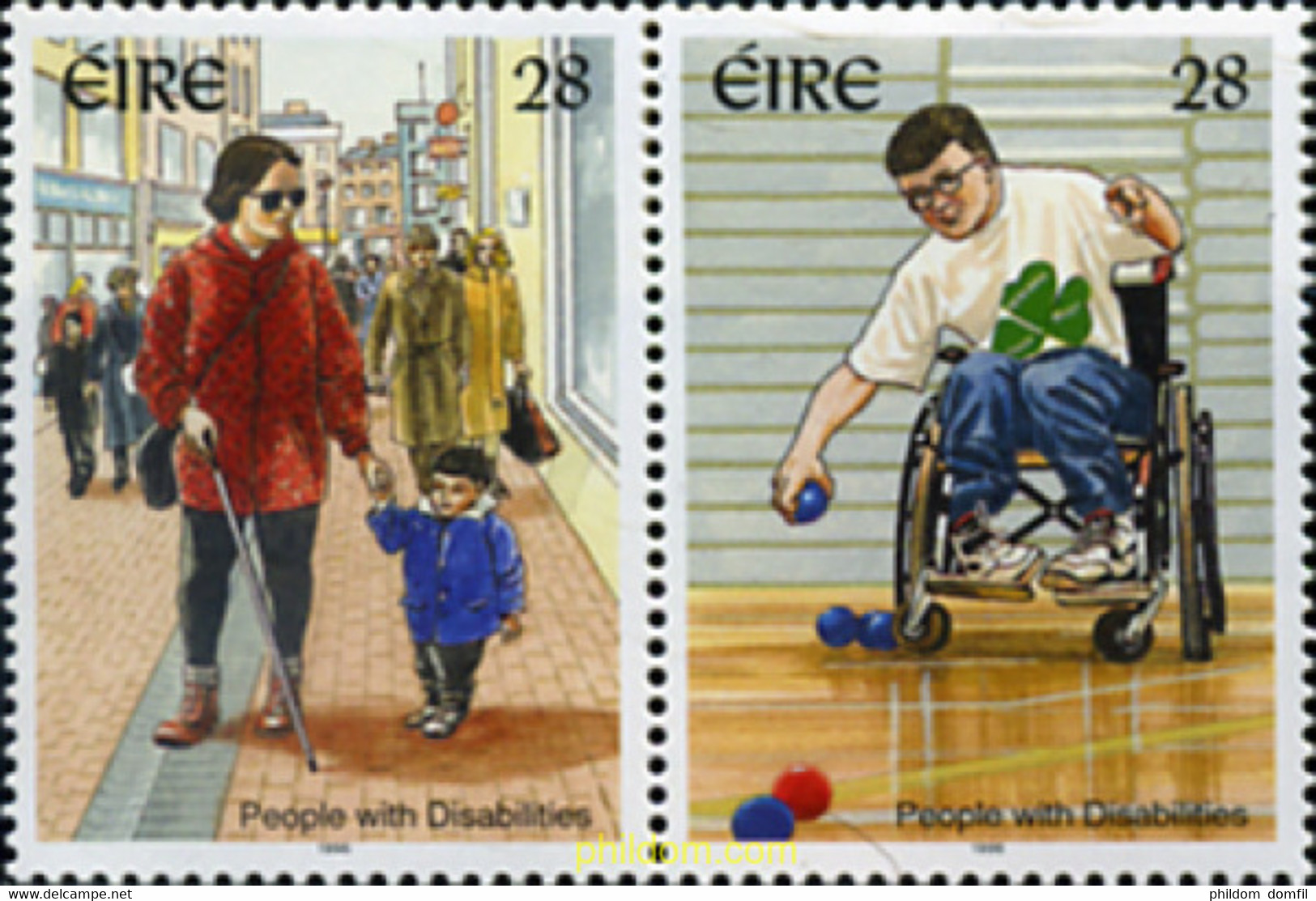 146939 MNH IRLANDA 1996 PERSONAS DISCAPACITADAS - Collezioni & Lotti