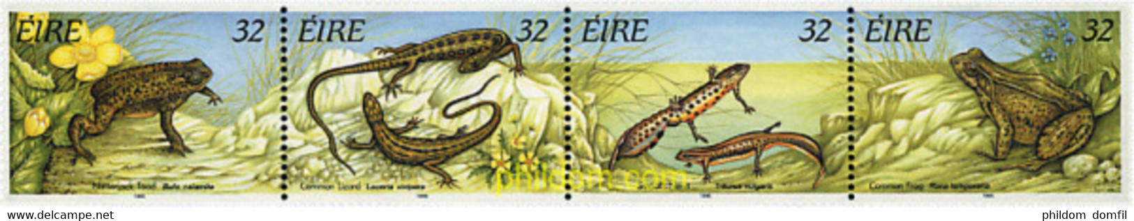 146923 MNH IRLANDA 1995 REPTILES Y BATRACIOS - Verzamelingen & Reeksen