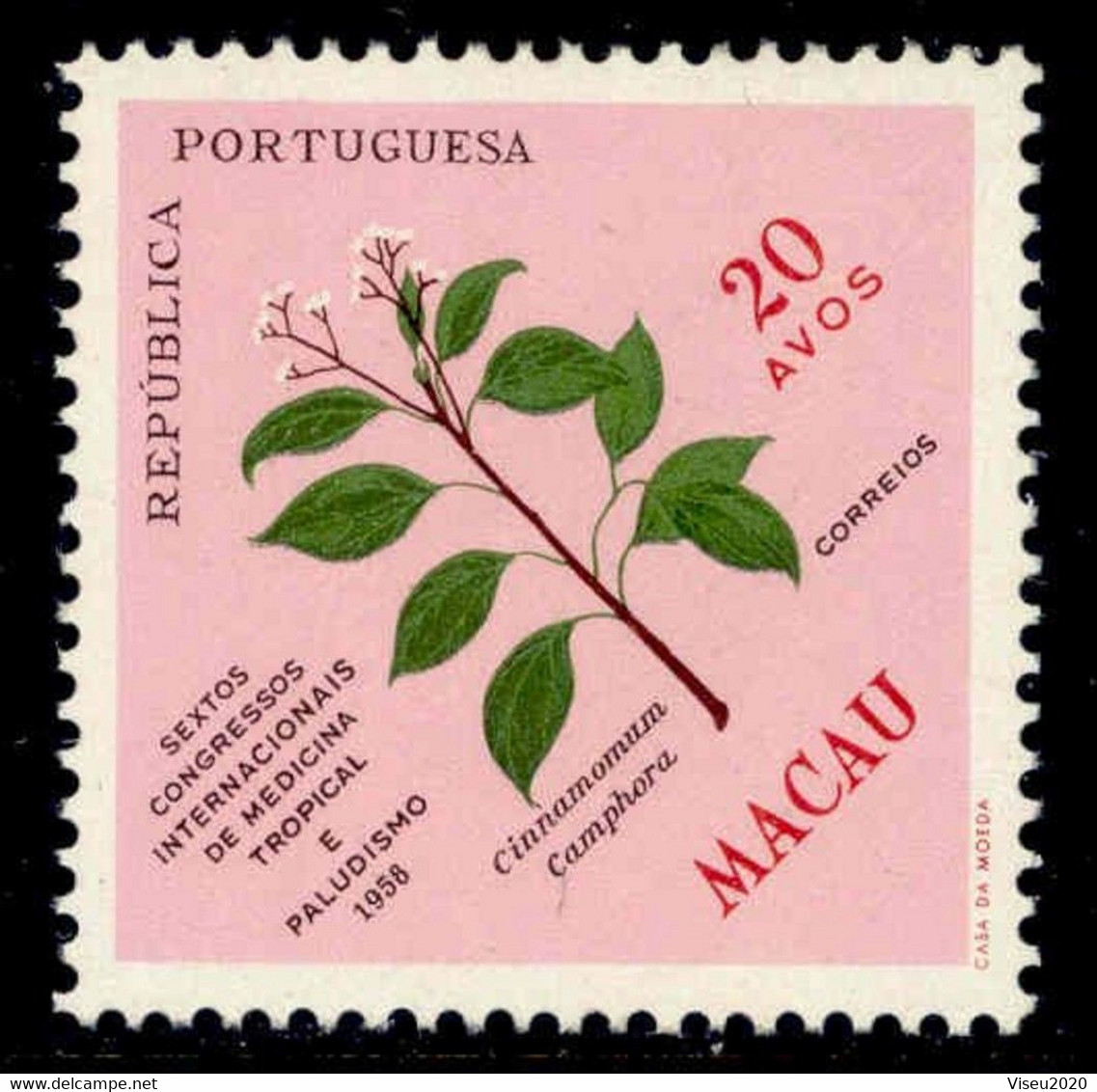 Macau 1958 Af 395 - Malaria Paludism -  Macao - Afinsa 395 - Gebraucht