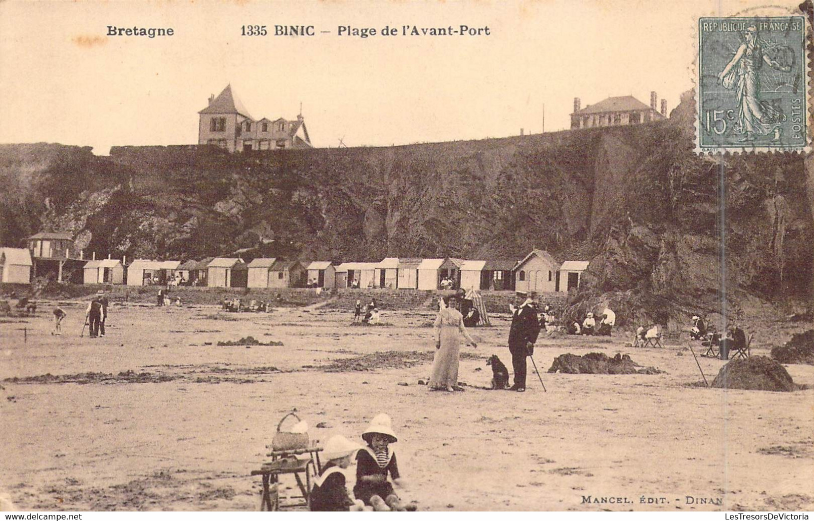 FRANCE - 22 - Binic - Plage De L'avant Port - Mancel Edit - Animée - Enfants - Carte Postale Ancienne - Binic