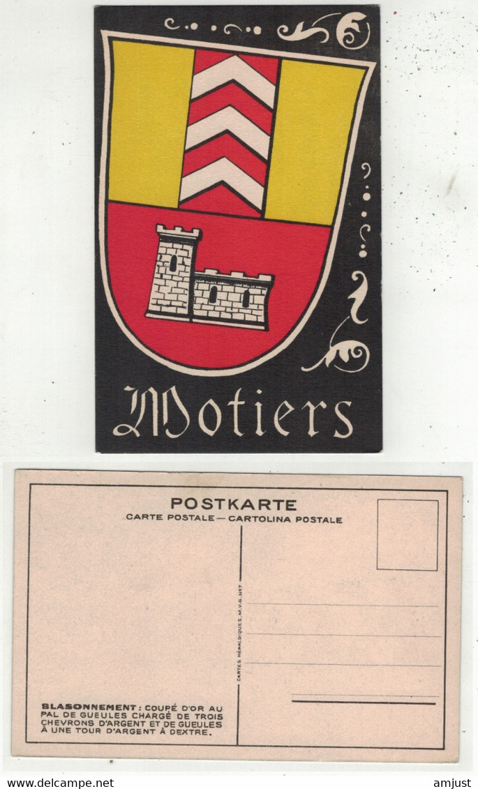 Suisse // Schweiz // Switzerland // Neuchâtel // Motiers ,blason De La Commune - Môtiers 