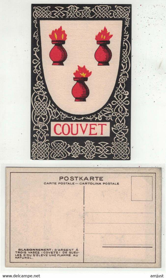 Suisse // Schweiz // Switzerland // Neuchâtel // Couvet ,blason De La Commune - Couvet