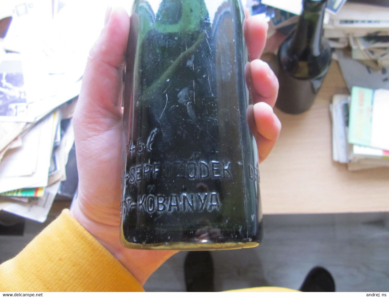 Dreher Haggenmacher  Elso Magyar Reszveny Serfozda Tulajdona Budapest Kobanya Old Beer Bottle 0/45 L - Bier