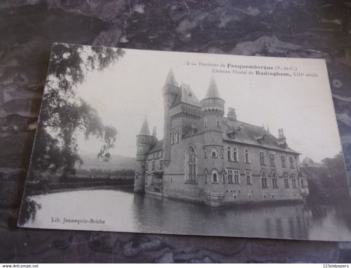 62  FAUQUEMBERGUES ENVIRONS  RADINGHEM  CHATEAU FEODAL 1917 - Fauquembergues