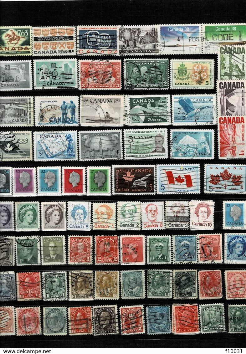 CANADA Timbres Total 257° Cote Y&T 120 € Vendus à 15 % De La Cote Soit à 18 € - Sonstige & Ohne Zuordnung