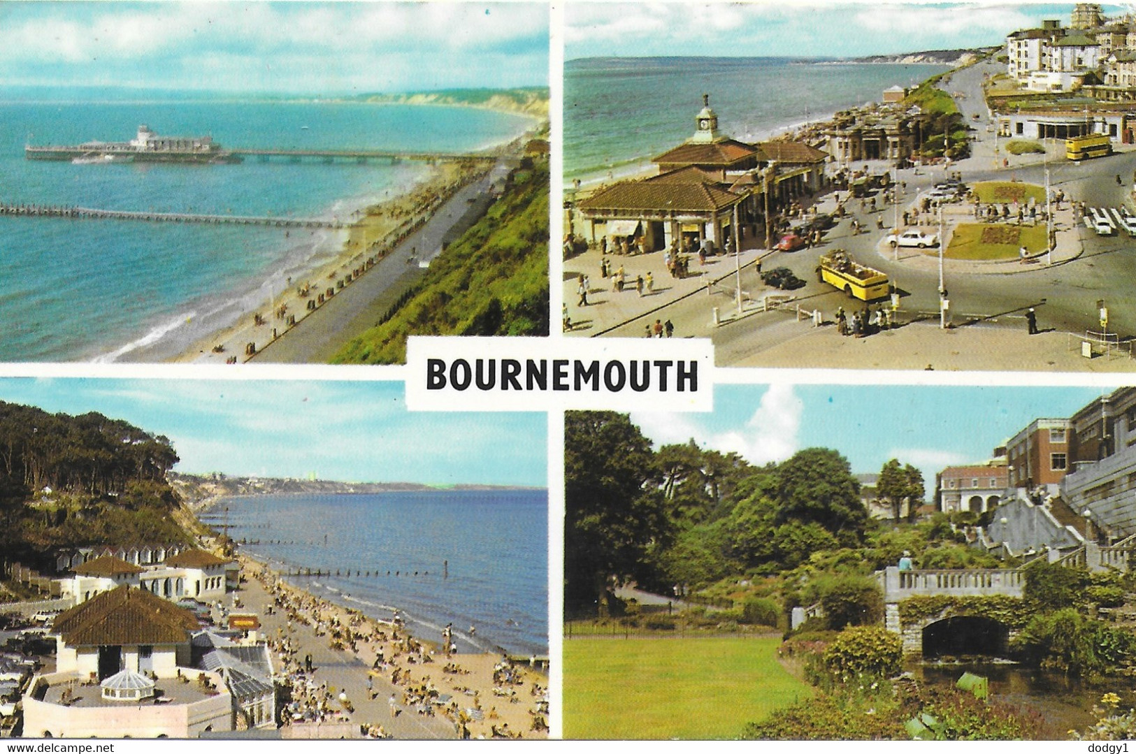 SCENES FROM BOURNEMOUTH, HAMPSHIRE, ENGLAND. Circa 1971 USED POSTCARD   Ts5 - Bournemouth (fino Al 1972)