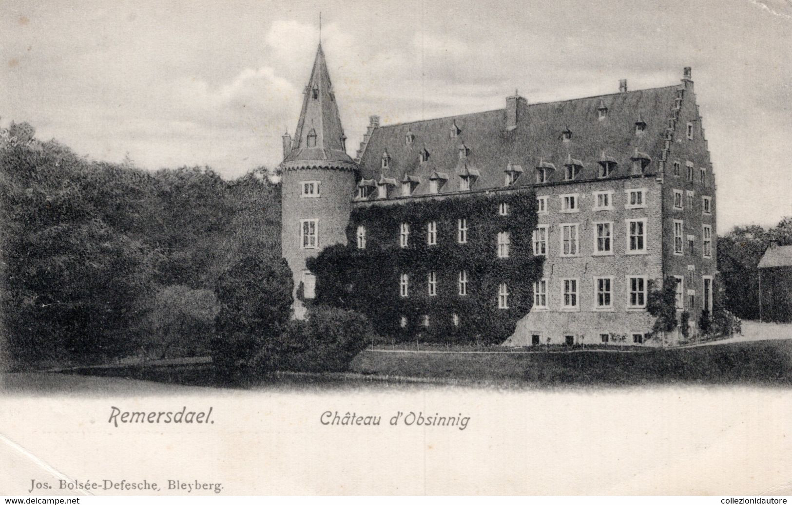 REMERSDAEL - CHATEAU D'OBSINNIG - CARTOLINA FP NUOVA PRIMO 900 - Fourons - Voeren