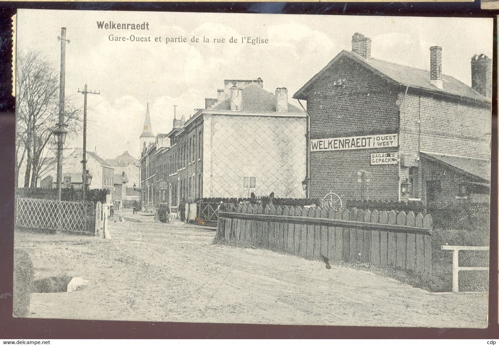 Cpa Welkenraedt   Passage à Niveau  1913 - Welkenraedt