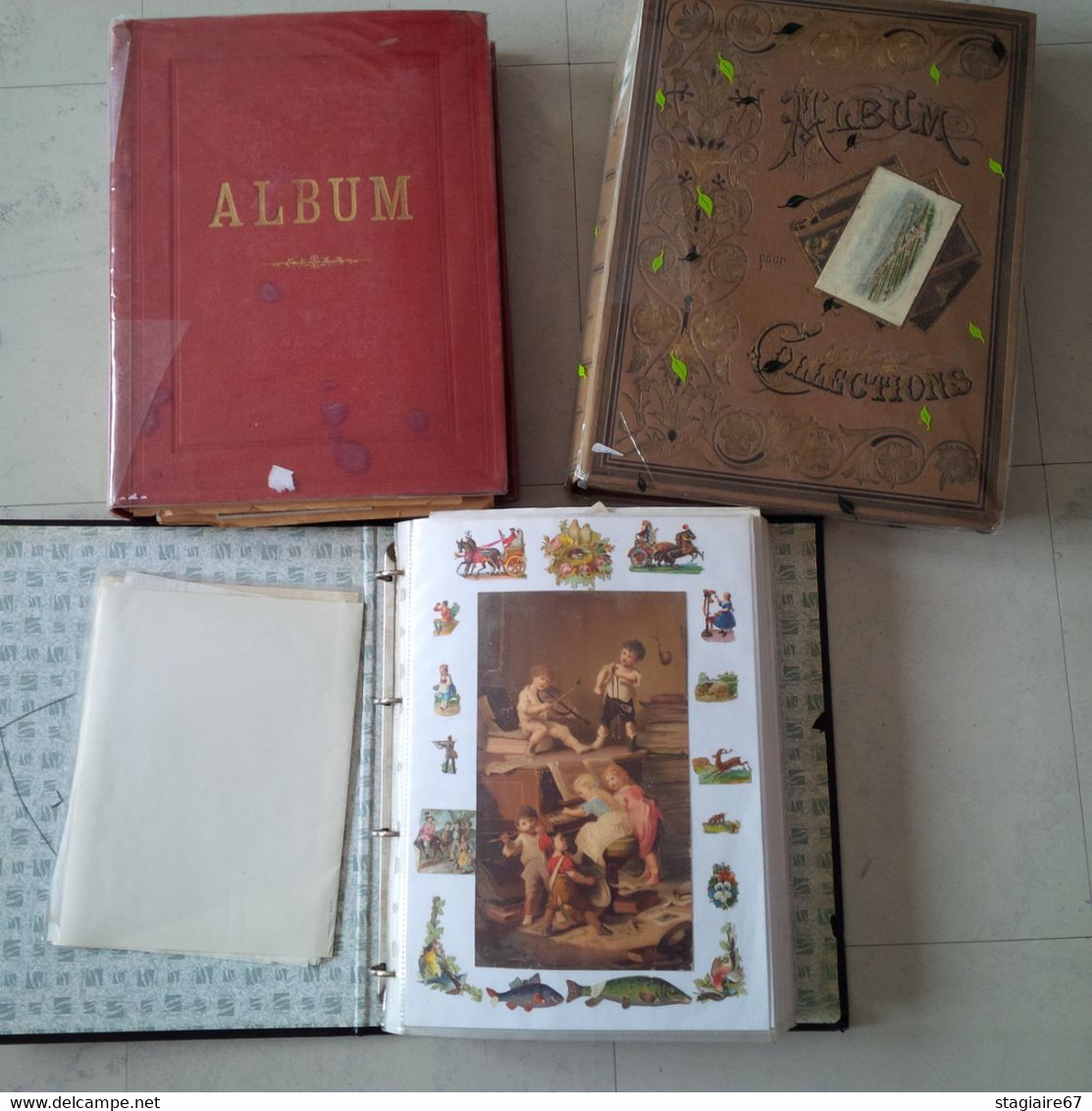 BEAU LOT DE CHROMO ENVIRON 1800 DIFFERENT THEME BON MARCHE CHOCOLAT DECOUPIE LIEBIG ... - Albums & Catalogues