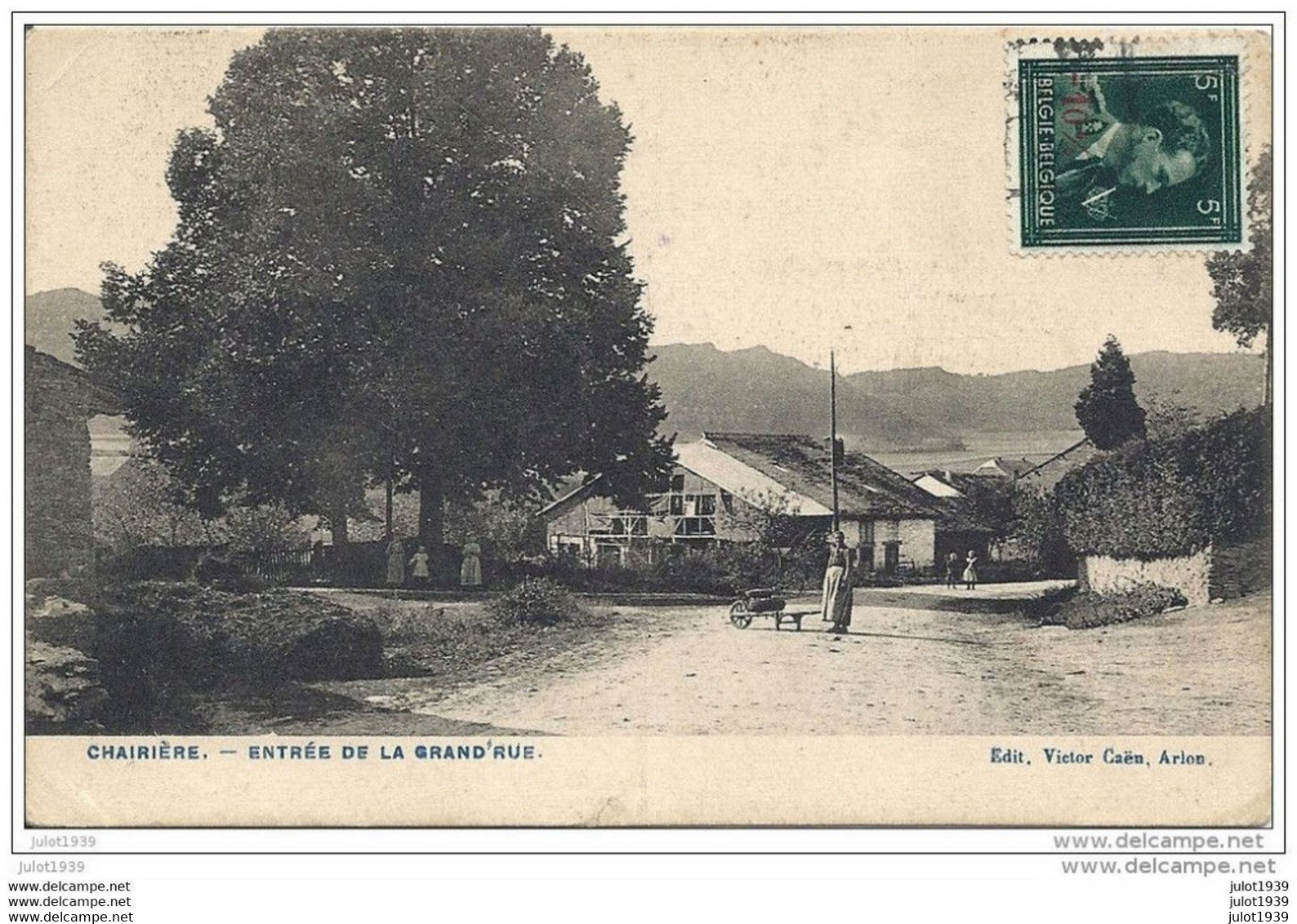 CHAIRIERE . VRESSE . GRAIDE ..--  Grand - Rue . LAVANDIERE . Vers VERNEUIL  L ' ETANG . Voir Verso . - Bièvre