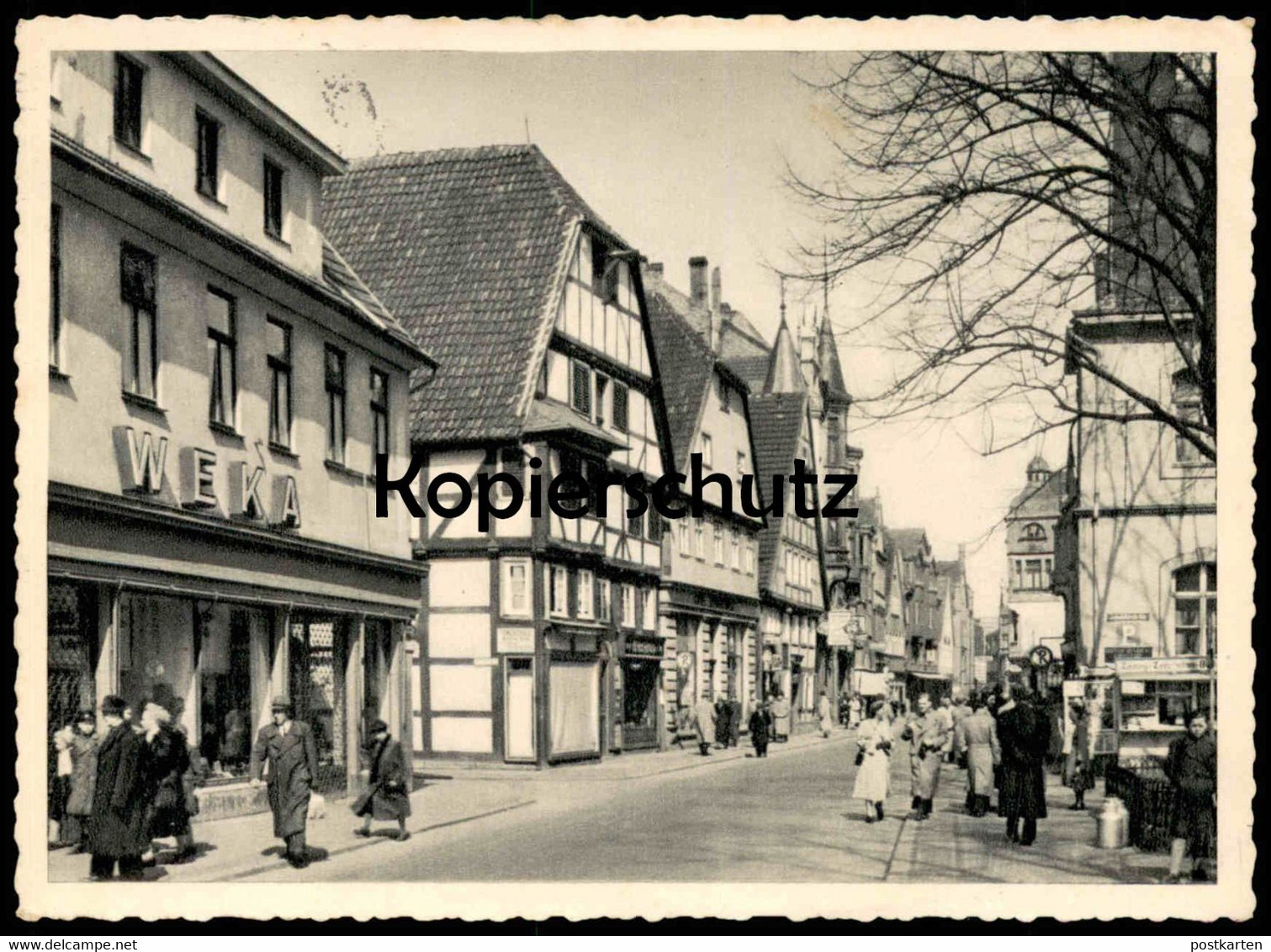 ALTE POSTKARTE LIPPSTADT KAUFHAUS AM WEKA FACHWERK Ansichtskarte AK Postcard Cpa - Lippstadt