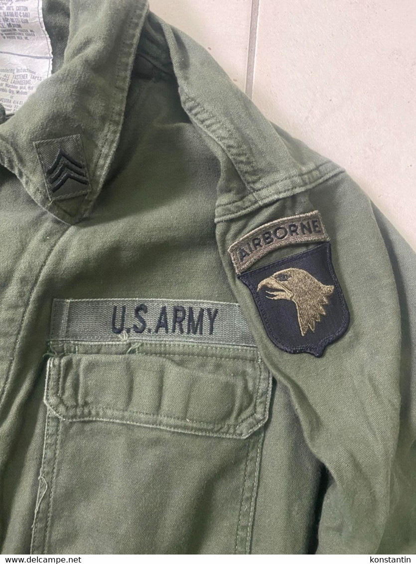 Original US Army Airborne Paratrooper Coveralls Overalls Suit . Pilot ? - Uniformes