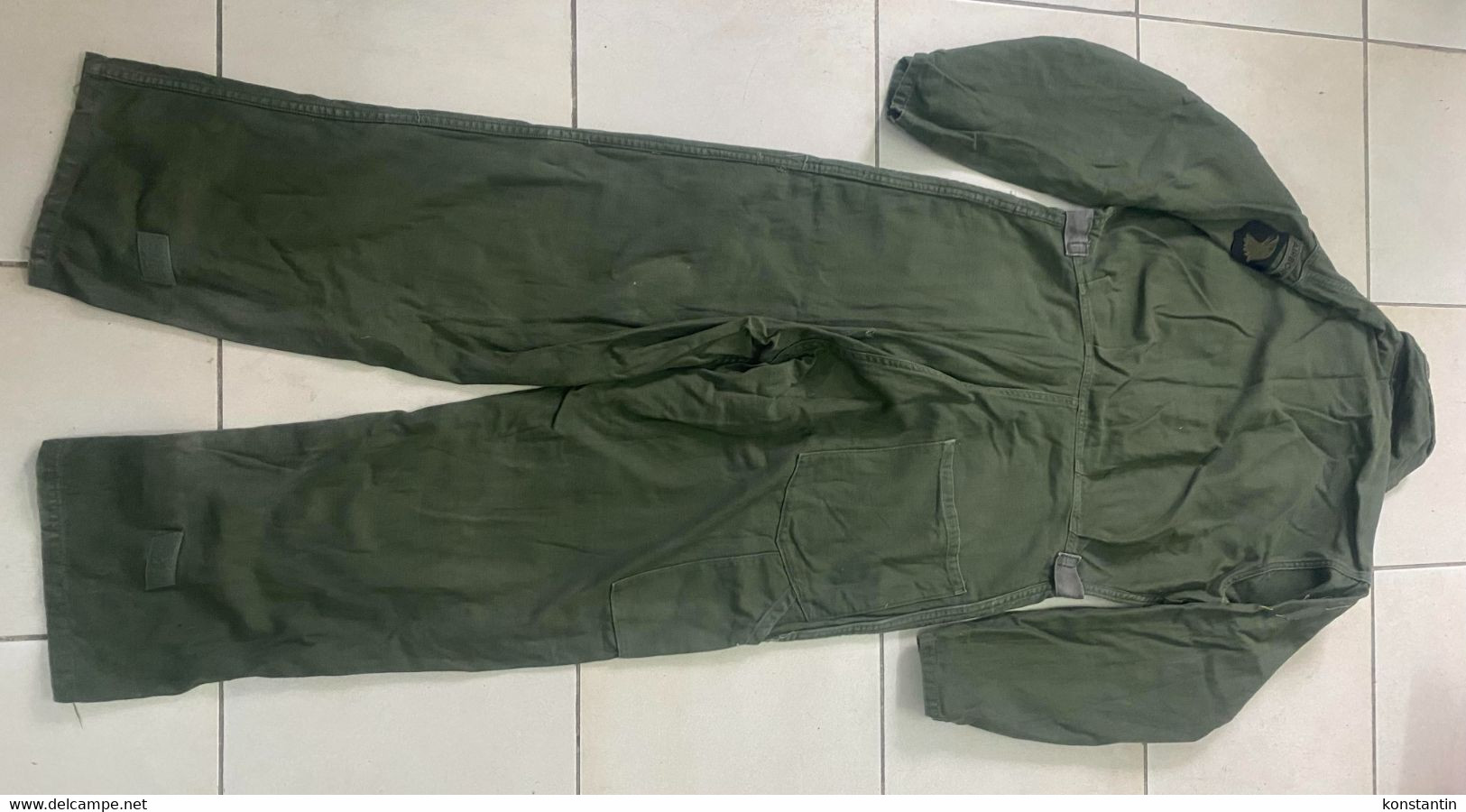 Original US Army Airborne Paratrooper Coveralls Overalls Suit . Pilot ? - Uniformes