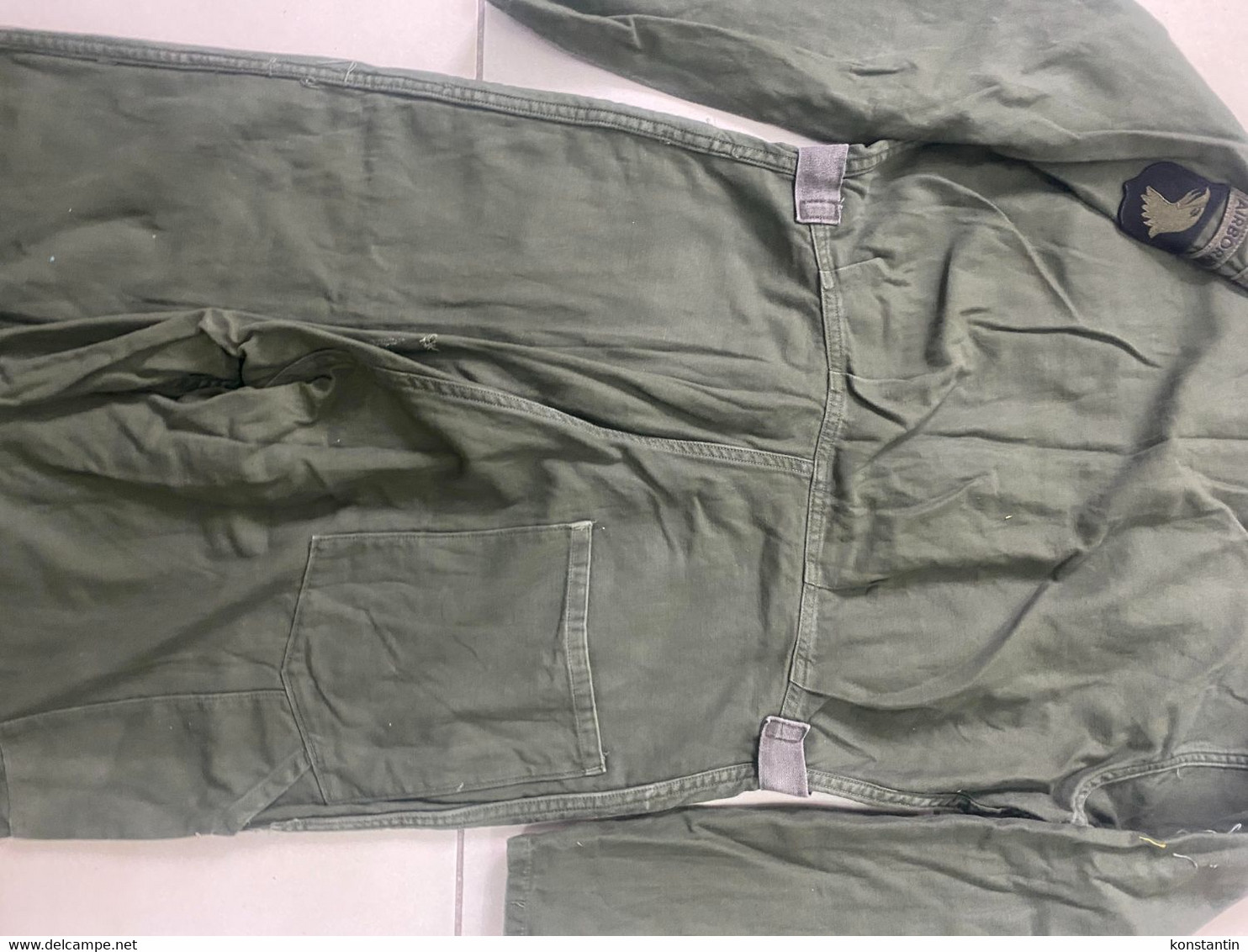 Original US Army Airborne Paratrooper Coveralls Overalls Suit . Pilot ?