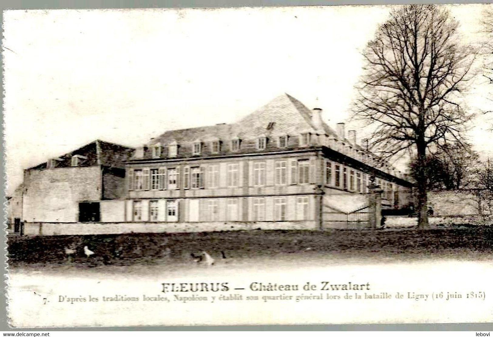 FLEURUS « Château De Zwalart » - Ed. Desaix, Brux - Fleurus