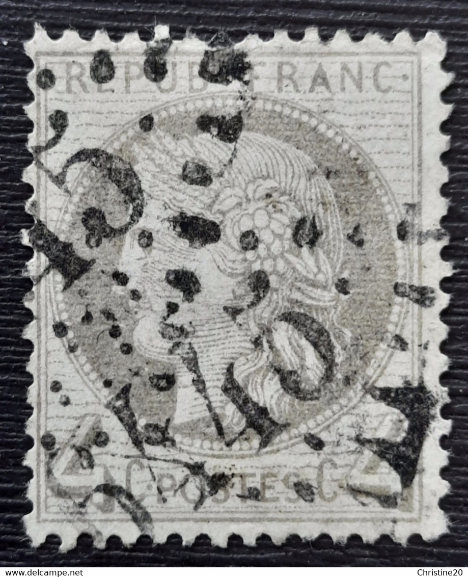 France 1872 N°52 Ob GC 6445 Bureaux Metropolitan Supplementaires (1 Des Bureau Les Plus Rares) TTB RARISSIME - 1871-1875 Ceres