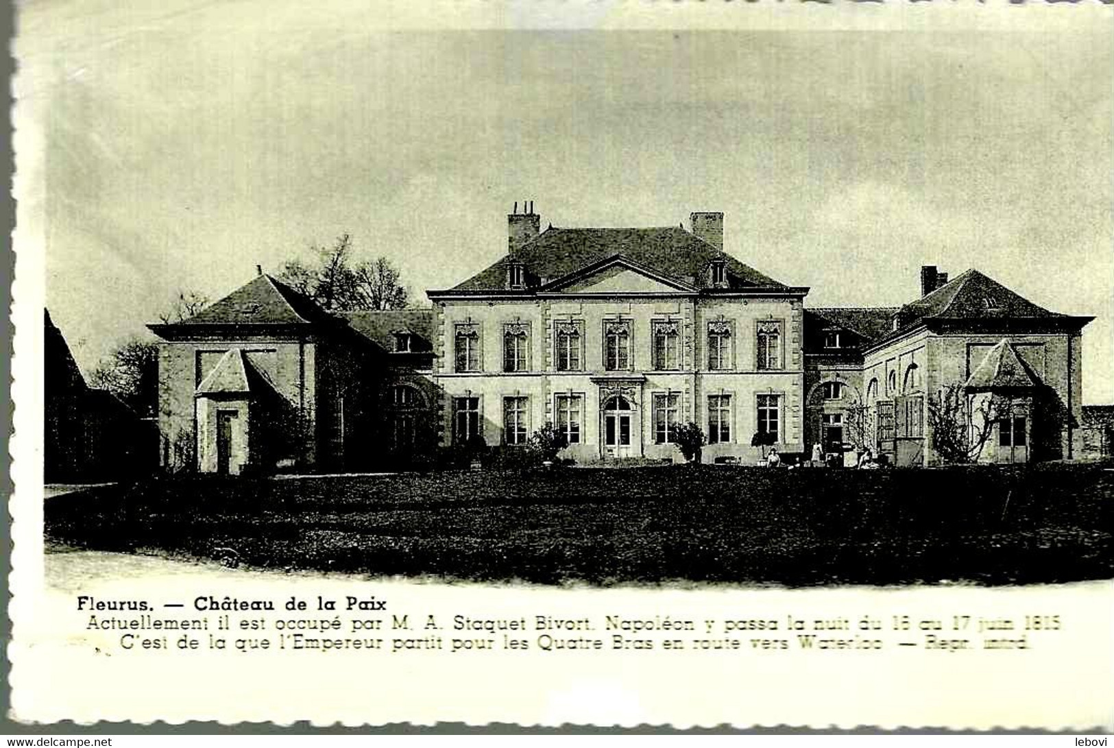 FLEURUS « Château De La Paix » - Ed. P. I. B., Brux. - Fleurus