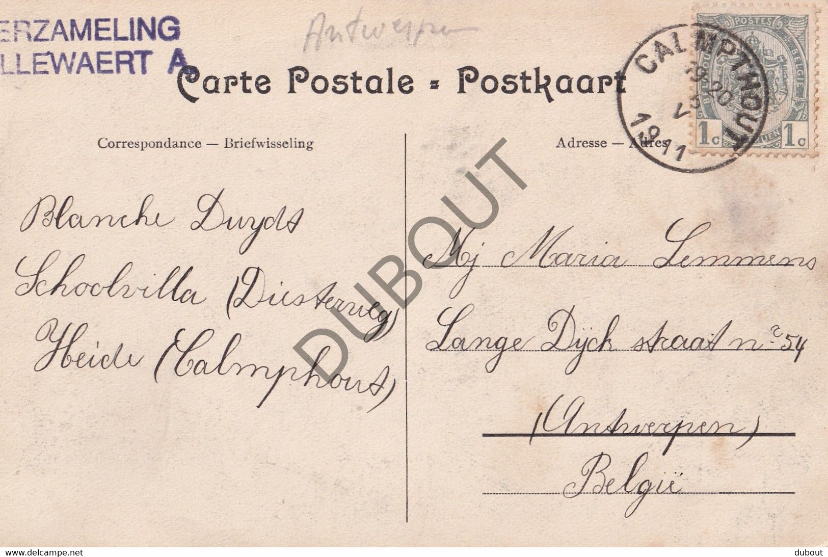 Postkaart/Carte Postale - Heide-Kalmthout - Diesterweg's Schoolvilla (C3754) - Kalmthout