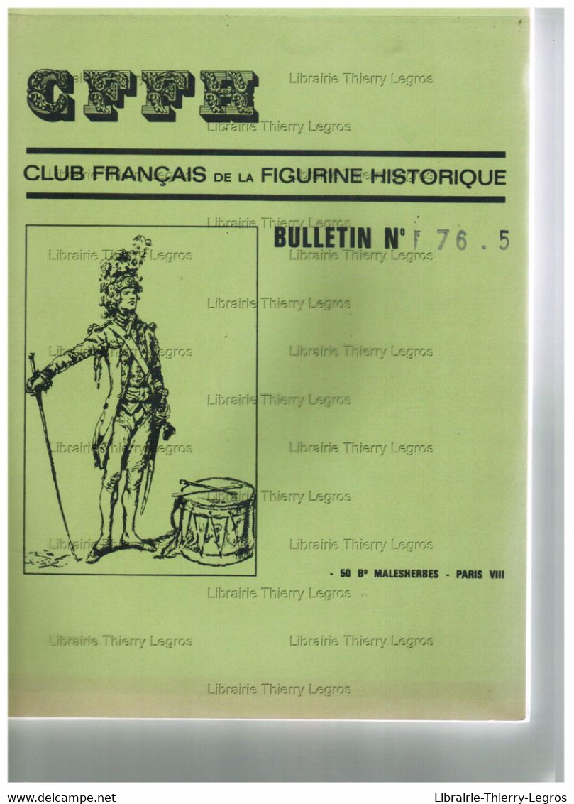 Modélisme Club Français De La Figurine Historique Bulletin 76.5 Soldat Maquette Diaporama CFFh - Literatur & DVD