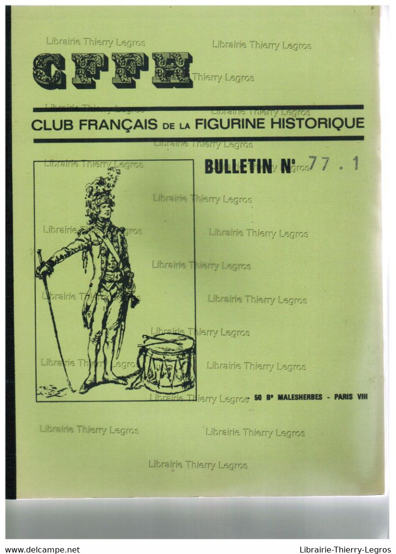 Modélisme Club Français De La Figurine Historique Bulletin 77.1 Soldat Maquette Diaporama CFFh - Literatur & DVD