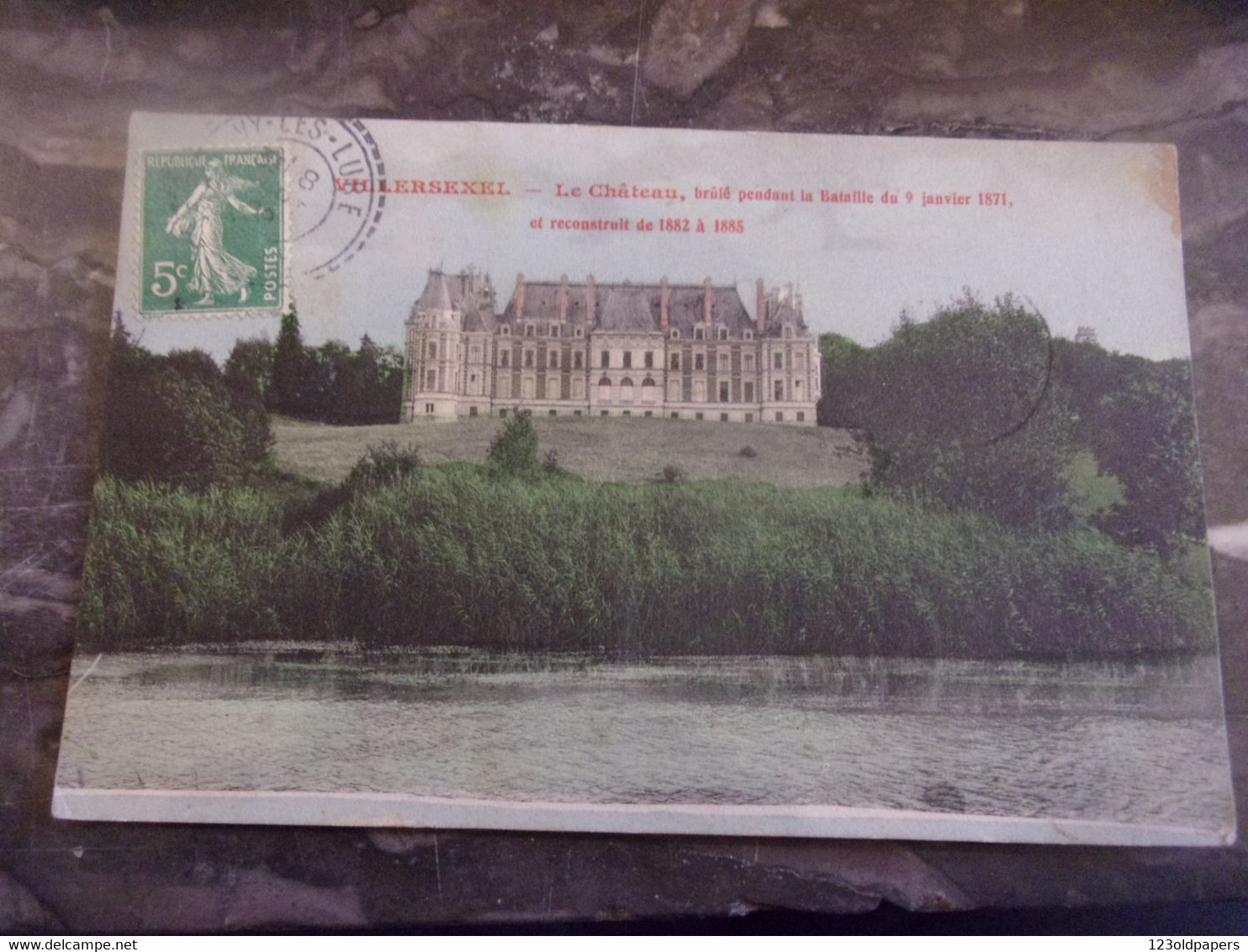 HAUTE SAONE 70   VILLERSEXEL LE CHATEAU RECONSTRUIT 1909 - Villersexel