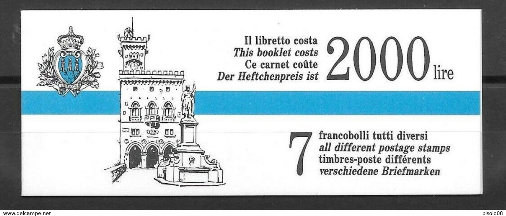 SAN MARINO 1992 LIBRETTO USATO - Carnets