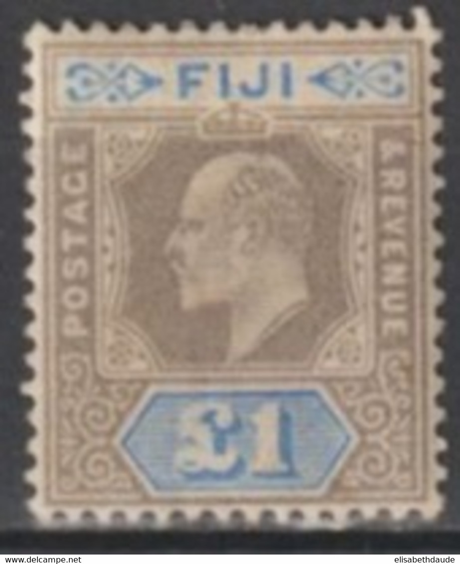 FIDJI - 1903 - RARE YVERT N°57 * MLH - COTE = 500 EUR - SIGNE - Fiji (...-1970)