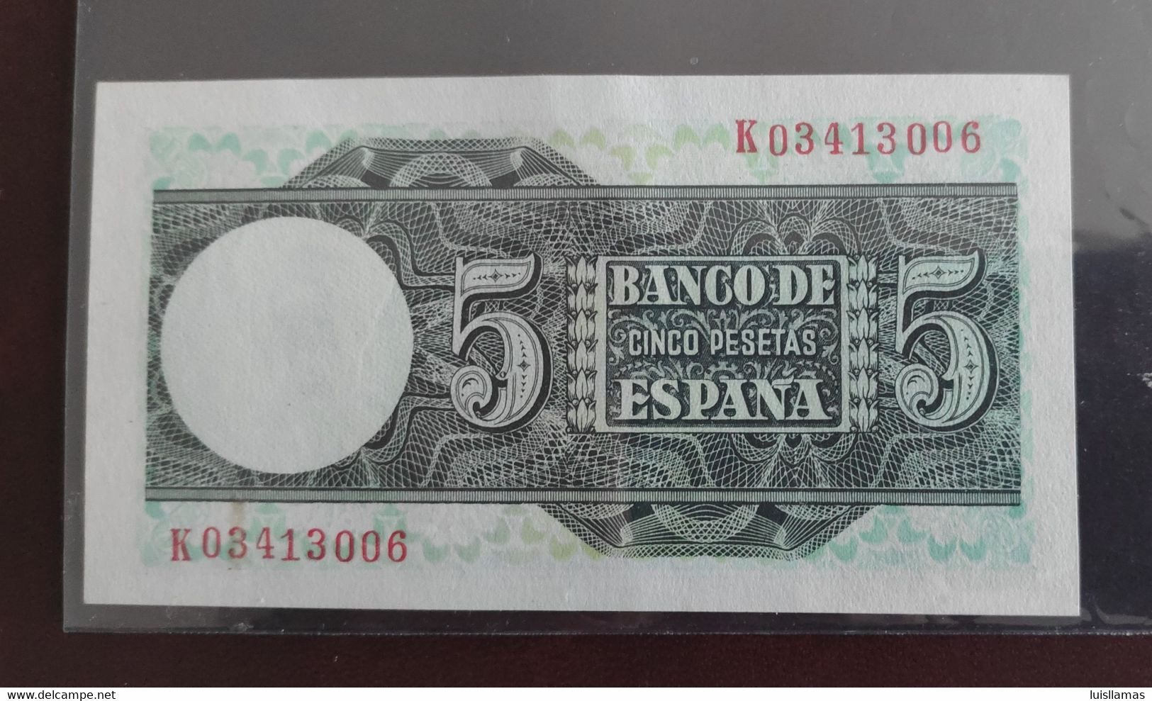 España 1948 Billete 5 Pesetas, Elcano. - 5 Pesetas