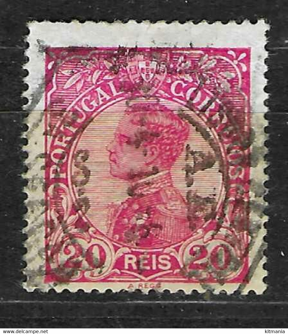 Portugal #160 D.Manuel II 20rs Used - P1801 - Used Stamps