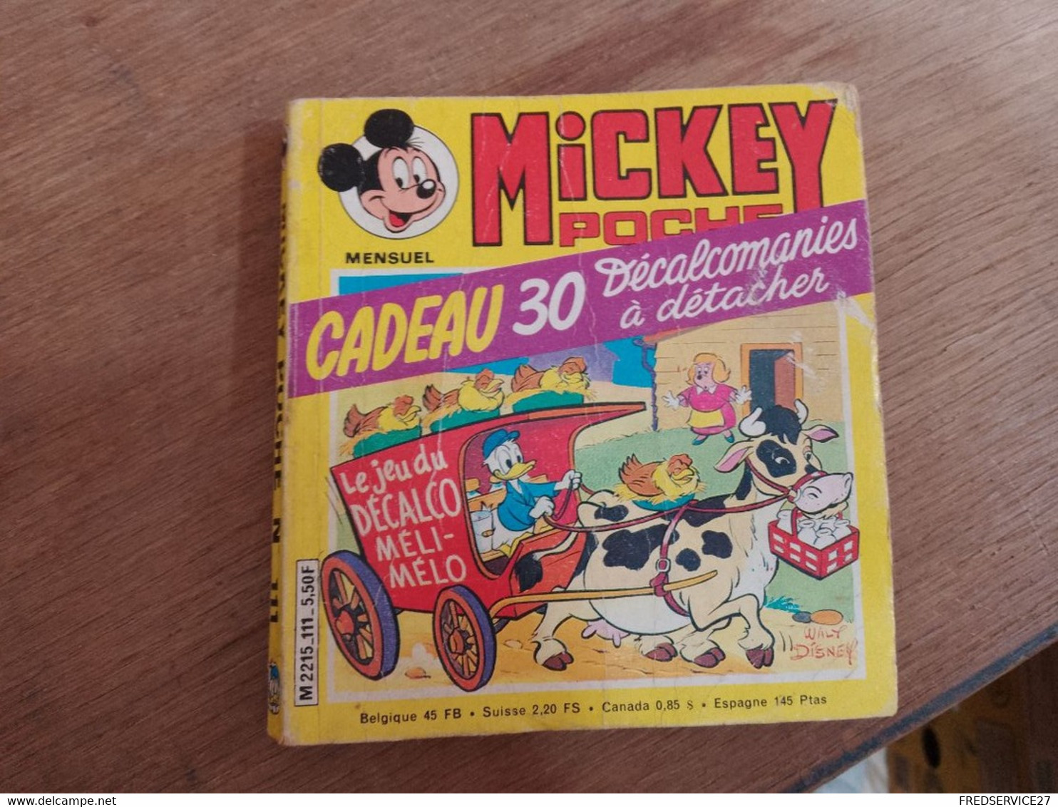 77 //  MICKEY POCHE  N°111 / 1983 - Mickey Parade