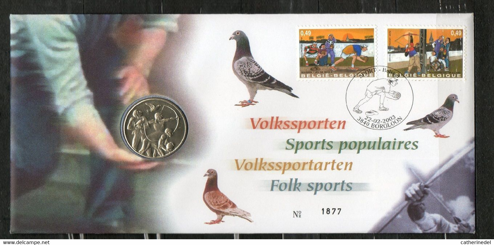 Année 2003 : 3157-3158 - Numisletter : Sports Populaires - Numisletter