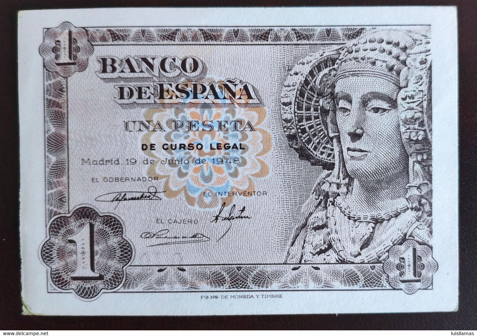 España 1948 Billete 1 Peseta, SC. - 5 Pesetas