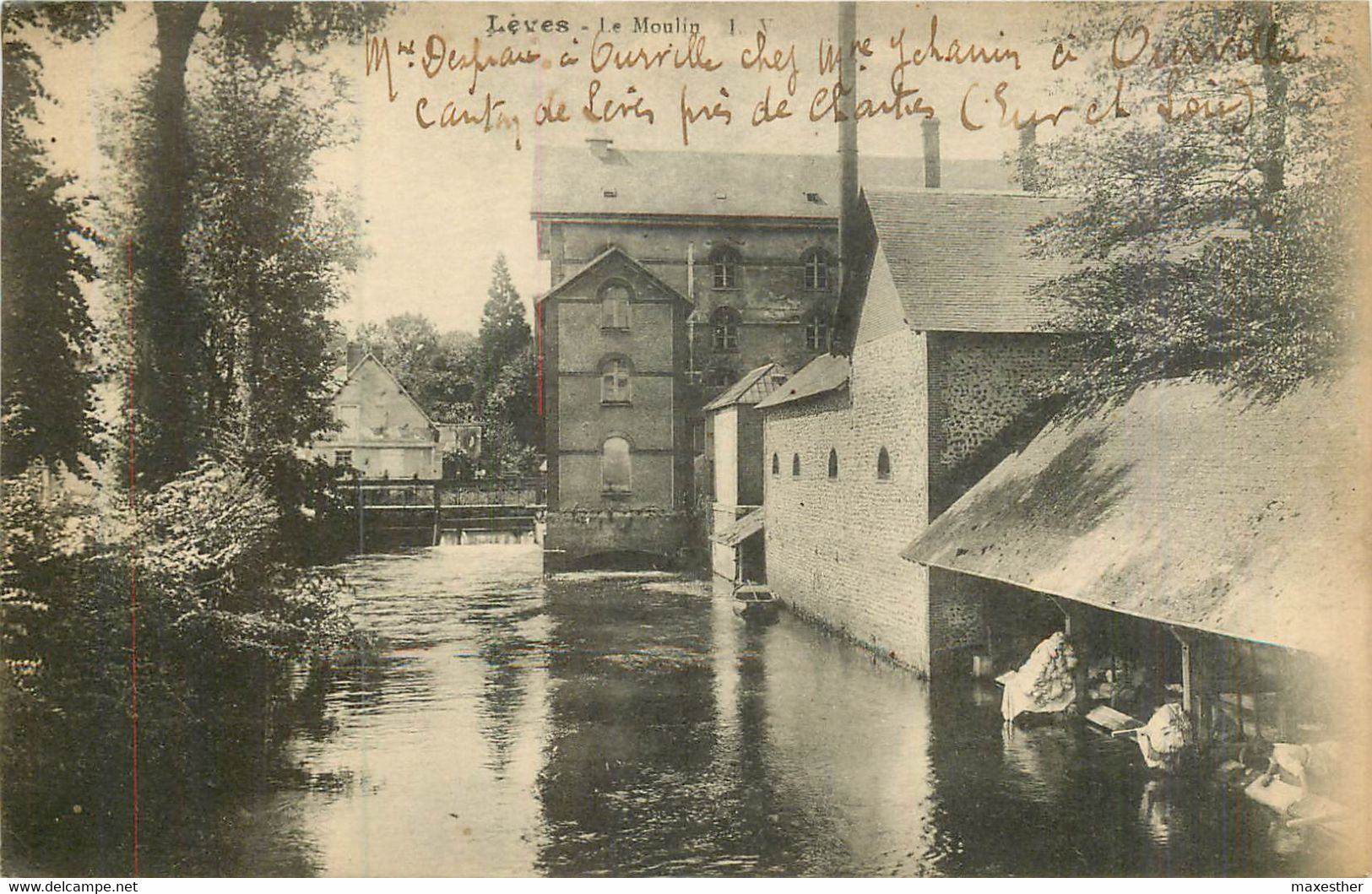 LÈVES Le Moulin (lavandières) - Lèves