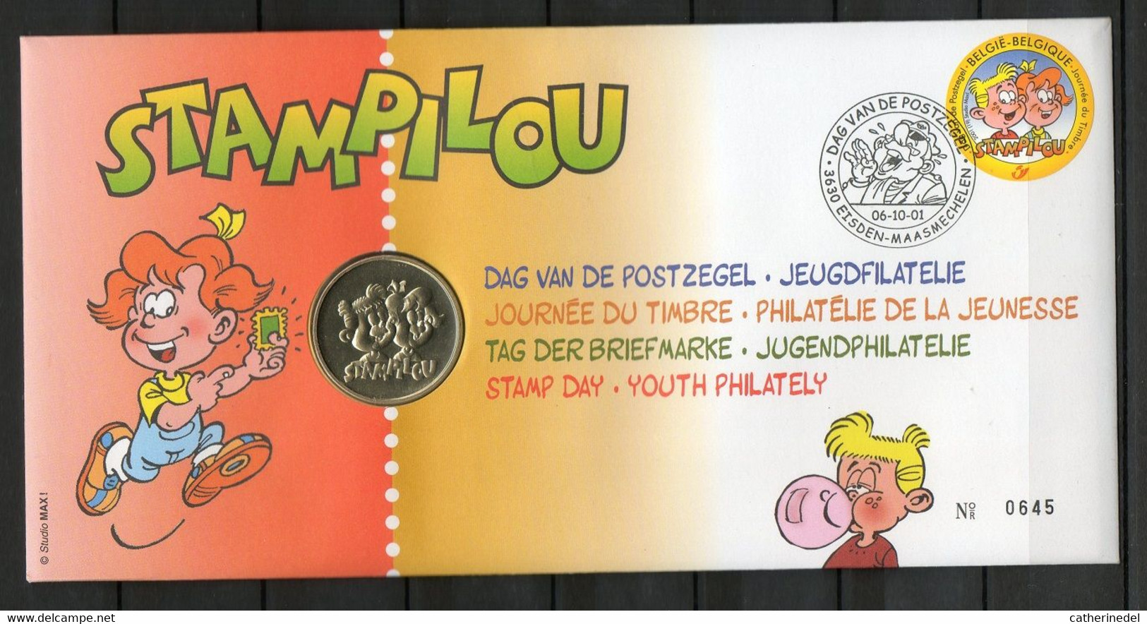 Année 2001 : 3023 - Numisletter : Stampilou - Numisletters