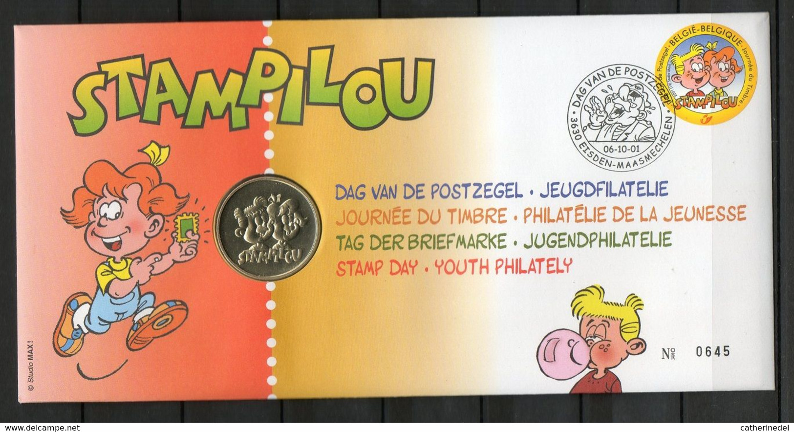 Année 2001 : 3023 - Numisletter : Stampilou - Numisletter