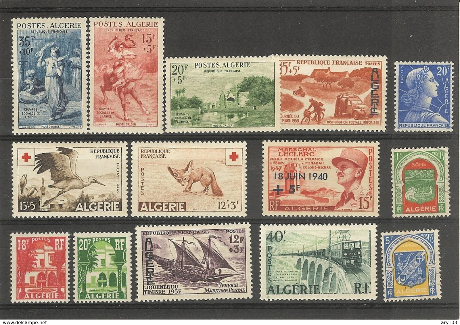 Algérie -  (1957 )  N°347/ 356 - Sonstige & Ohne Zuordnung